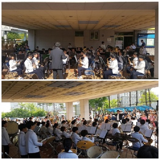 솔빛나래 오케스트라 등굣길 작은 음악회(2018.6.01)